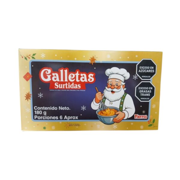 108 NVD GALLETA PIERROT PLEGADIZA*24 *180GR