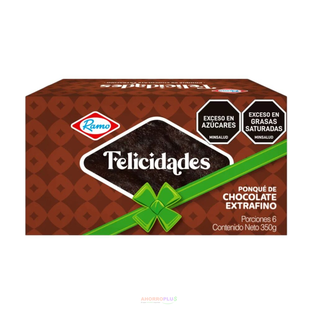 205 NVD PONQUE RAMO FELICIDADES CHOCOLATE 350GR