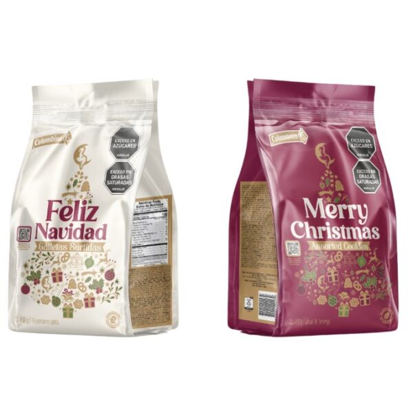 2635 NVD GALLETAS MERRY CHRISTMAS COLOMBINA 450GR CJ*12