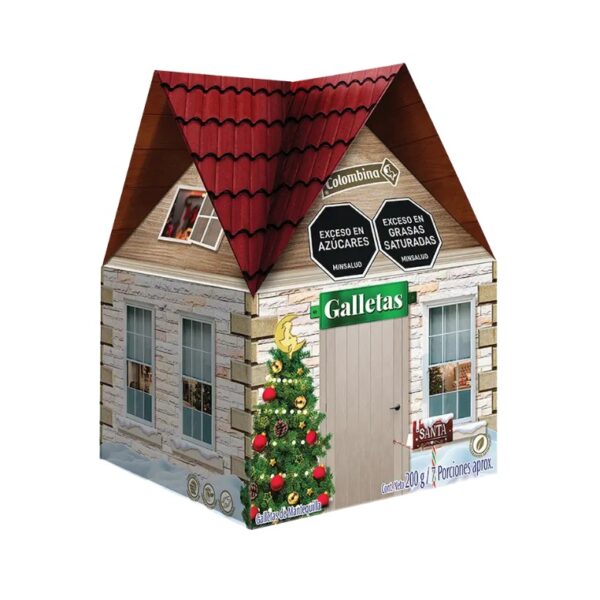 2638 NVD CASITA GALLETAS COLOMBINA 200GR CJ*12