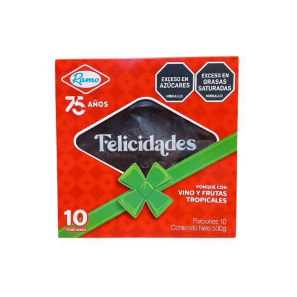 NVD PONQUE RAMO FELICIDADES 500GR