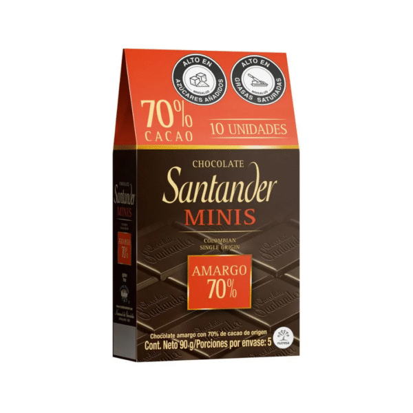 3021 CHOCOLATE CACAO SANTANDER MINIS*10 90GR