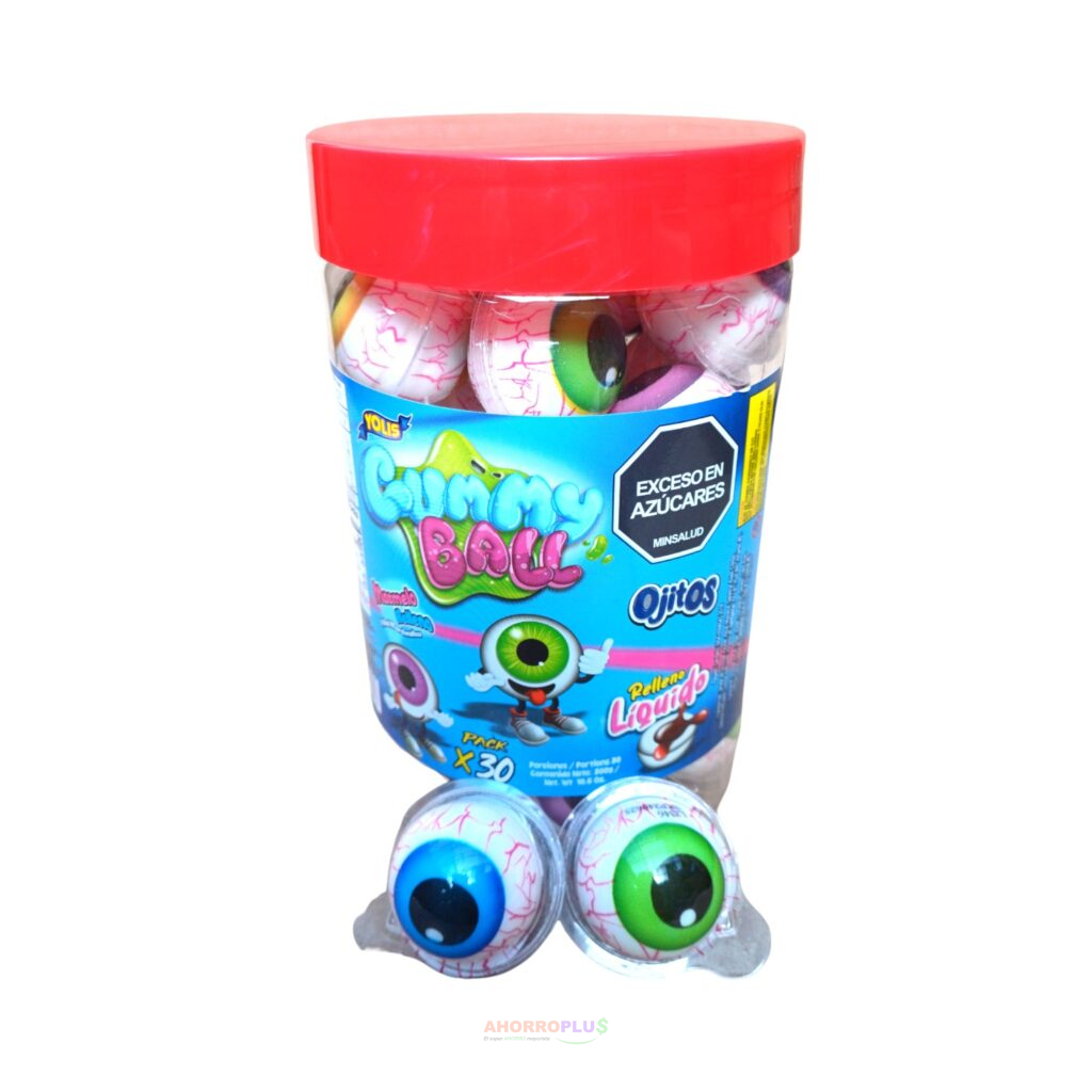 3090 GUMMY BALLS OJOS 300GR30 CJ20   Mayorista AhorroPlus