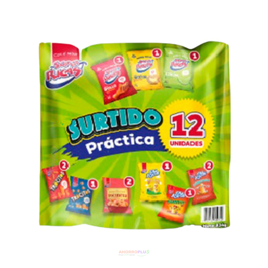 3126 SURTIDO PRACTICA SUPER RICAS*12 235GR