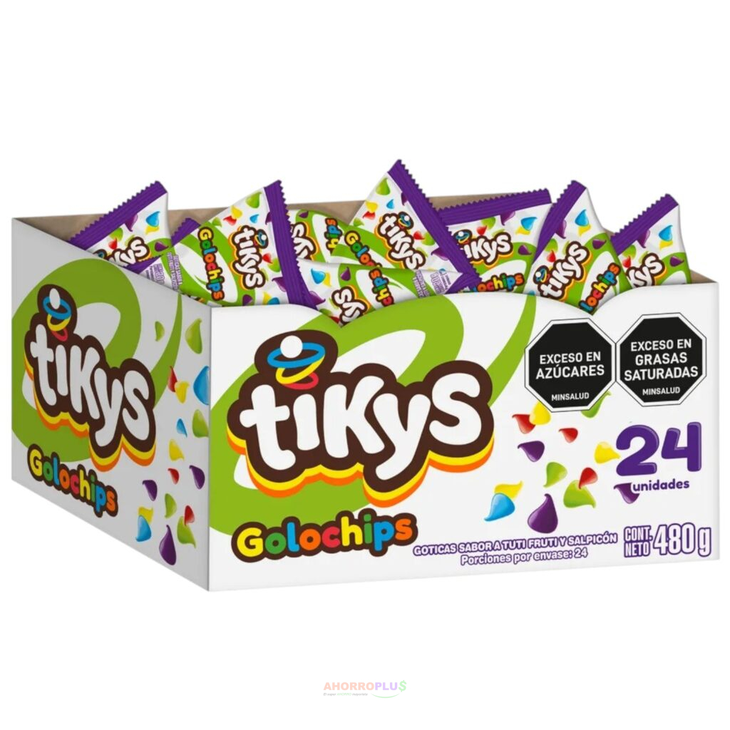3180 TIKYS GOLOCHIPS*24 480GR*6