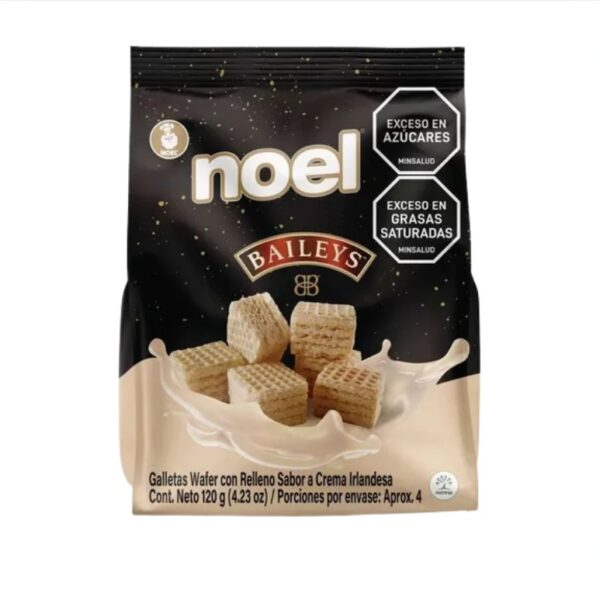 3325 NVD GALLETA NOEL WAFER CUBOS BAILEYS 120GR CJ12