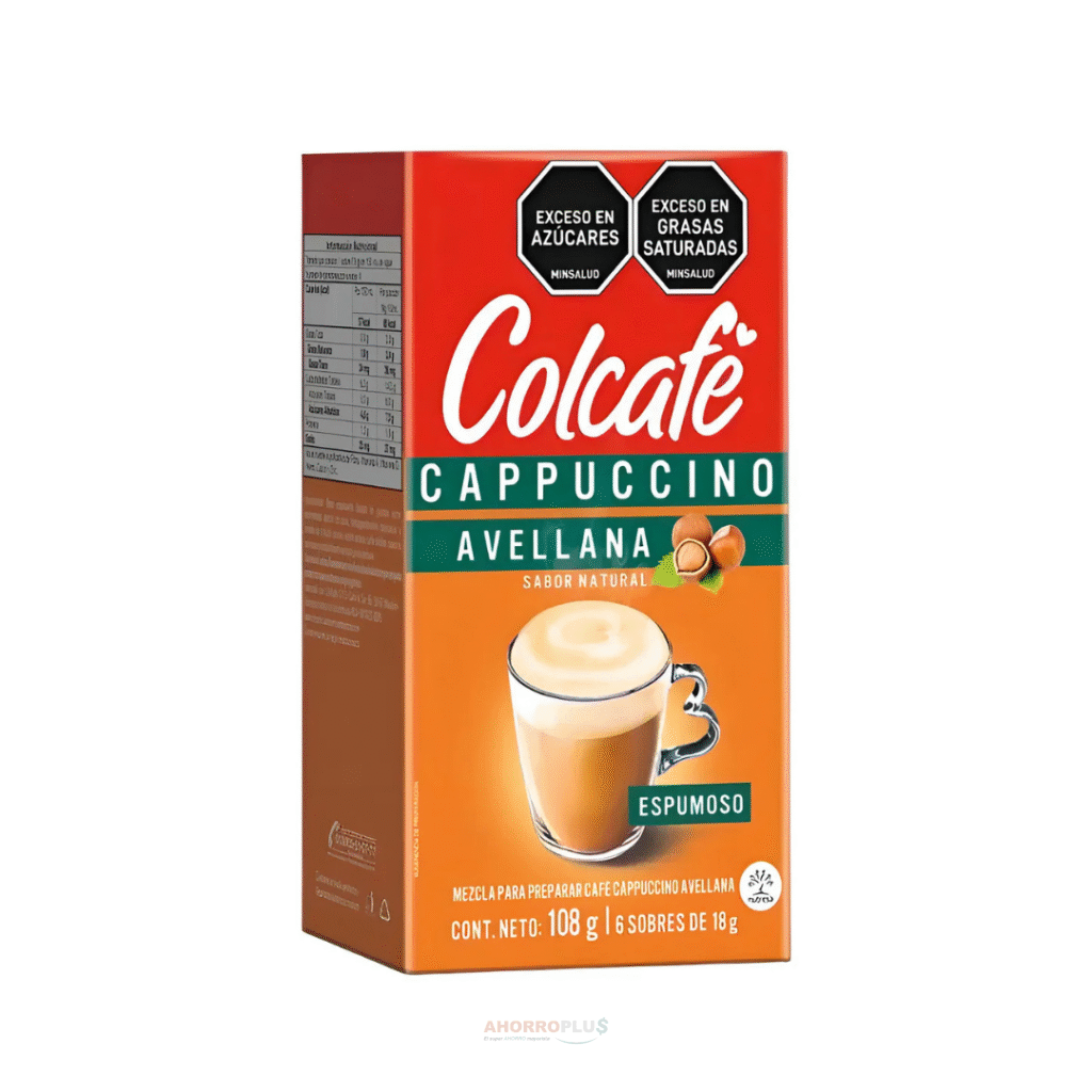 3340 CAFE COLCAFE CAPPUCCINO AVELLANA 108 GR