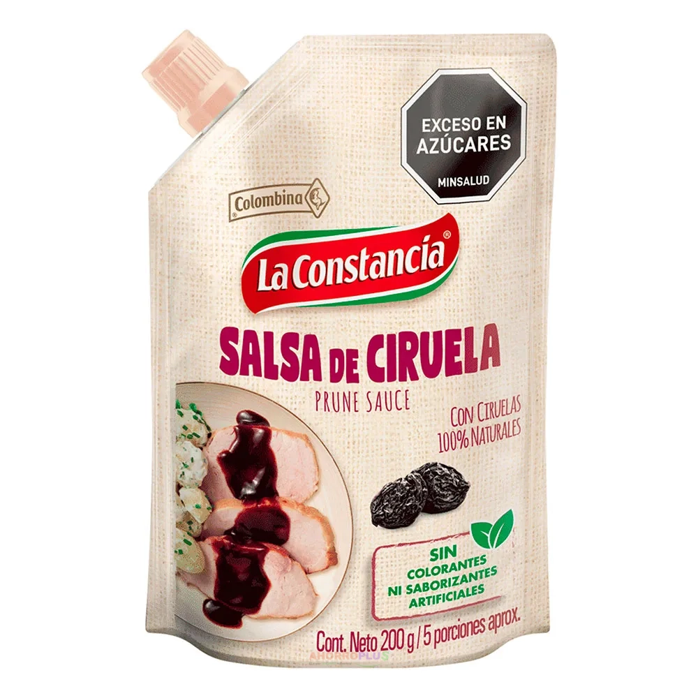 3407 SALSA DE CIRUELA LA CONSTANCIA 200GR CJ24 3407 SALSA DE CIRUELA LA CONSTANCIA *200GR CJ*24