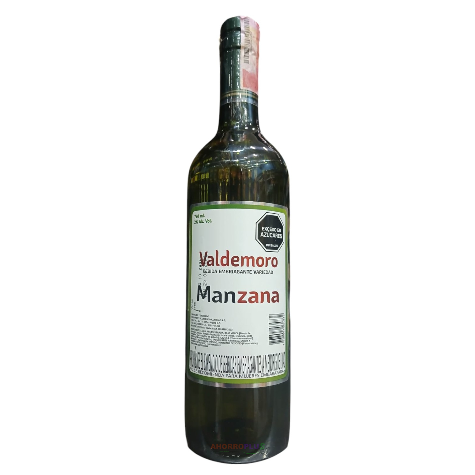 3434_VINO VALDEMORO MANZANA 2° CJ_12 3434 VINO VALDEMORO MANZANA 2° CJ*12