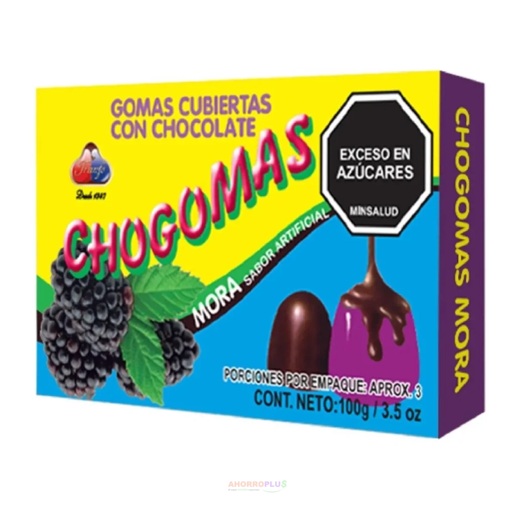 3467 CHOCOGOMAS MORA 100GR CJ*34