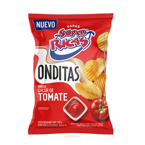 3504 SUPER RICAS ONDITAS TOMATE *105GR