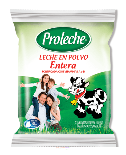 3511 LECHE EN POLVO ENTERA PROLECHE 380GR CJ30 3511 LECHE EN POLVO ENTERA PROLECHE 380GR CJ*30