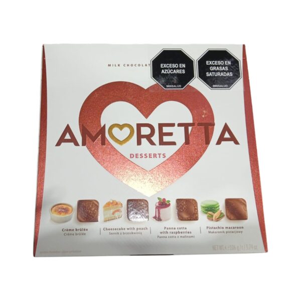 3628 CHOCOLATE AMORETTA DESSERTS *106GR CJ*1