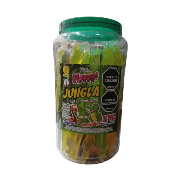 3740 GELATINAS FLUUUP! JUNGLA TARRO *40 CJ*8