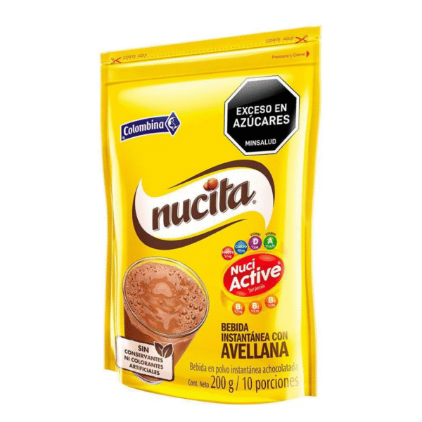 3746 BEBIDA INSTANTANEA NUCITA 200GR CJ*12