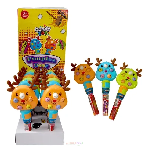 3772 CANDY TOY PLIMPLES DEER UNIDAD *12GR CJ*12