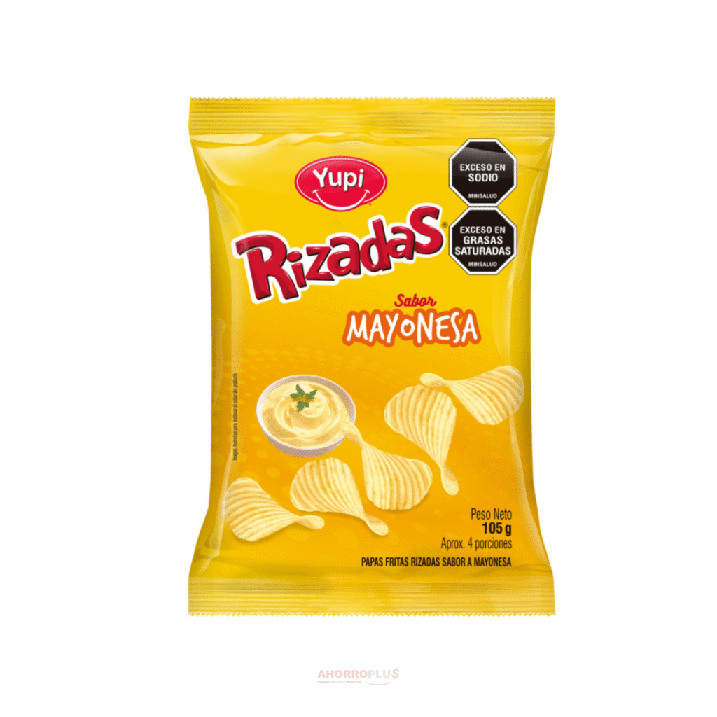 3883 RIZADAS SABOR MAYONESA *105GR CJ*20