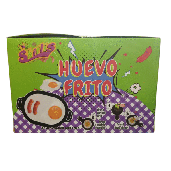 3969 GOMA HUEVO FRITO - SALCHICHA *12 CJ*24