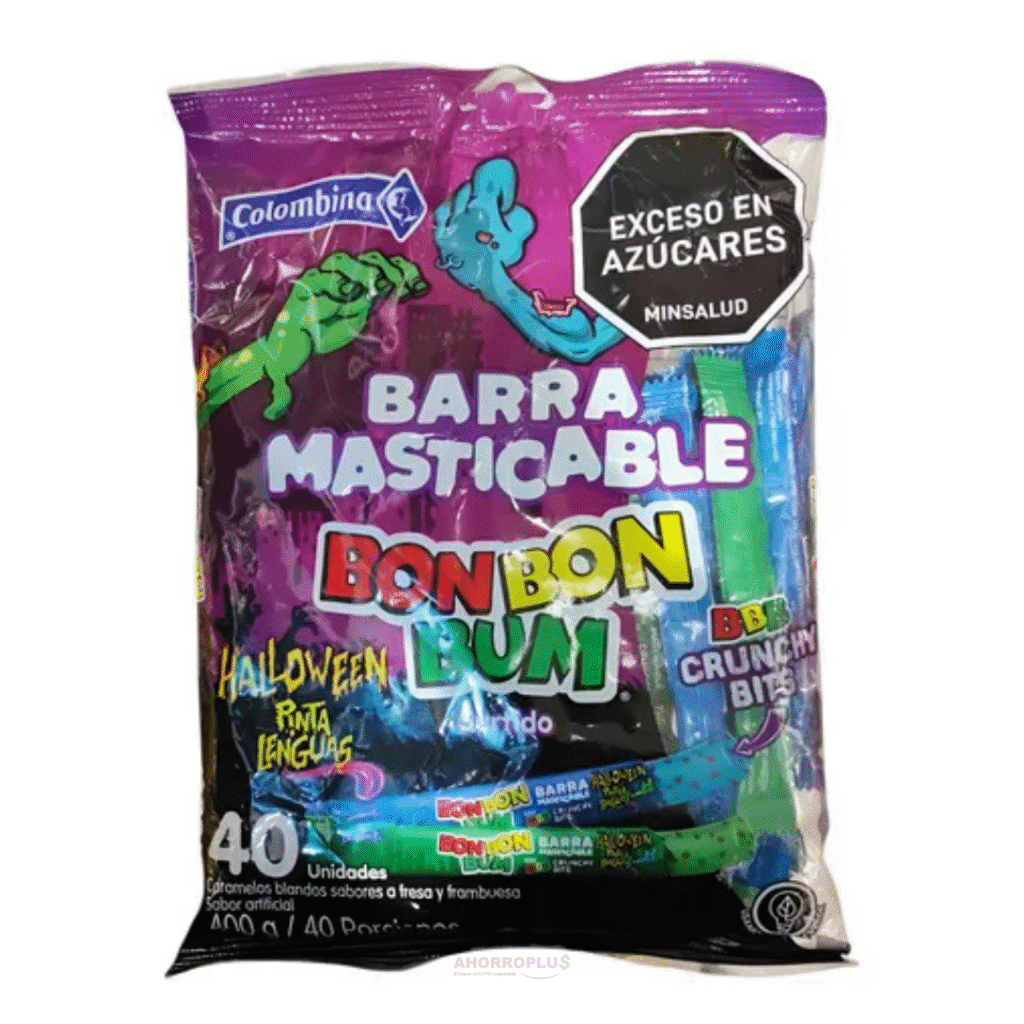 3972 BARRA MASCTICABLE BONBONBUM HALLOWEEN*40* CJ18