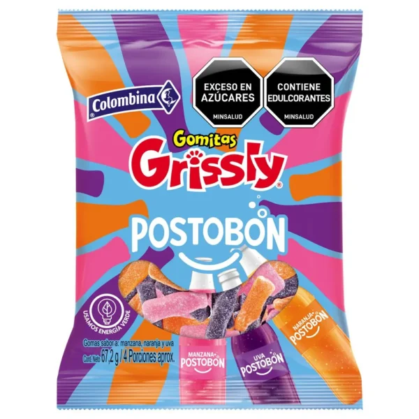 3996 GOMA GRISSLY S.POSTOBON 67.2GR CJ*24