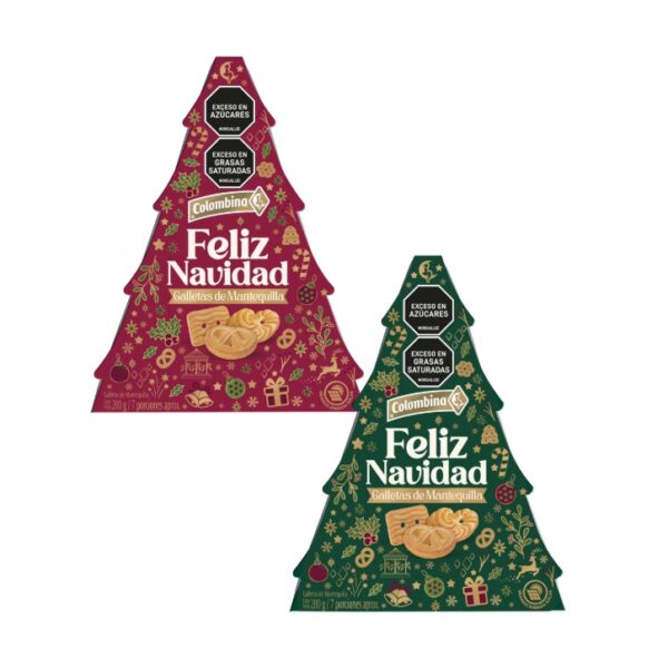 NVD GALLETA ARBOLITO NAVIDAD 200GR CJ*12