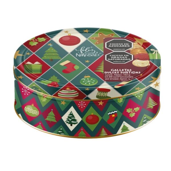 4019 NVD GALLETA NOEL LATA SURTIDA 110GR