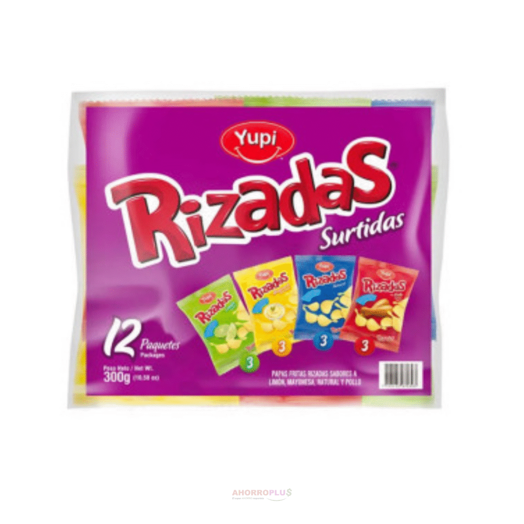 405 RIZADAS SURTIDAS *25GR PQ*12 *6