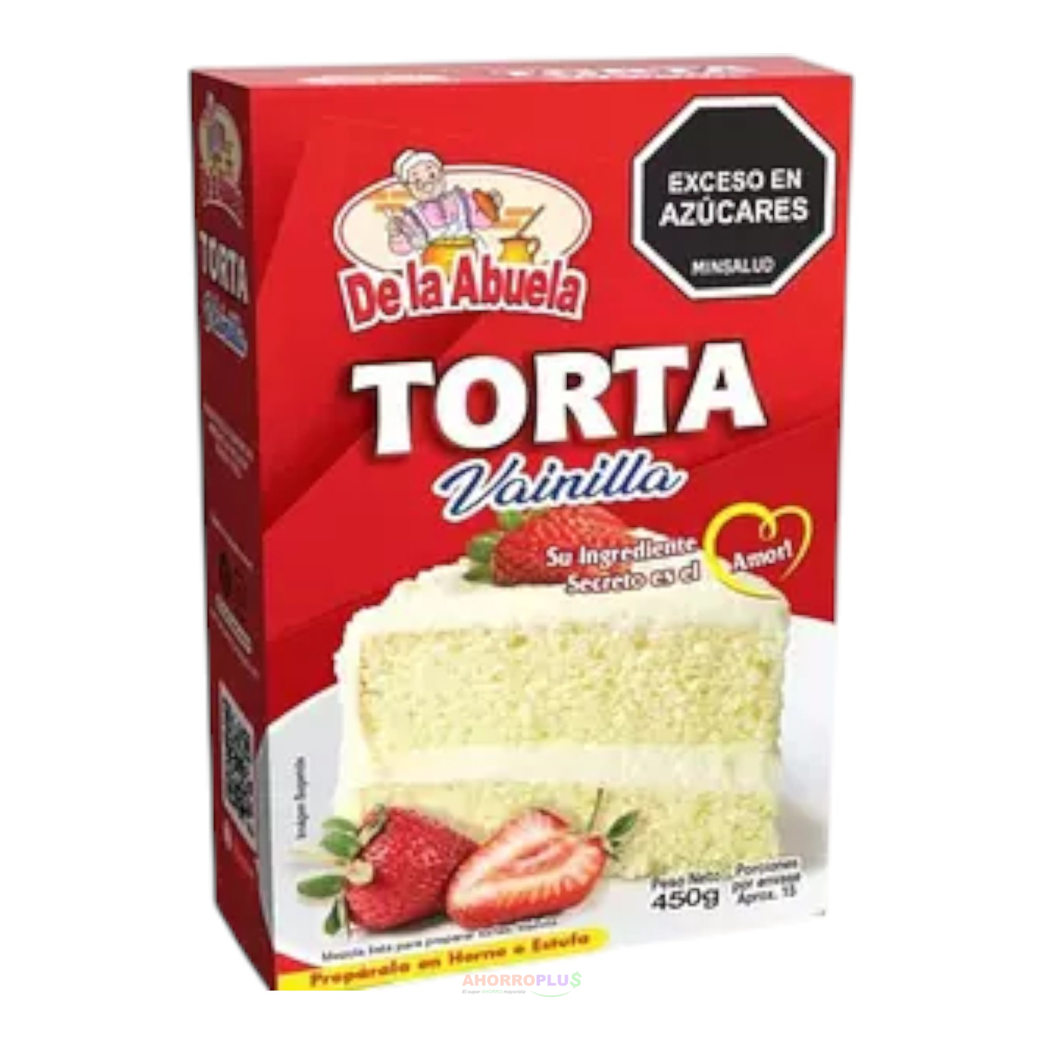 424 NVD TORTA VAINILLA DE LA ABUELA _450GR _12 424 NVD TORTA VAINILLA DE LA ABUELA *450GR *12