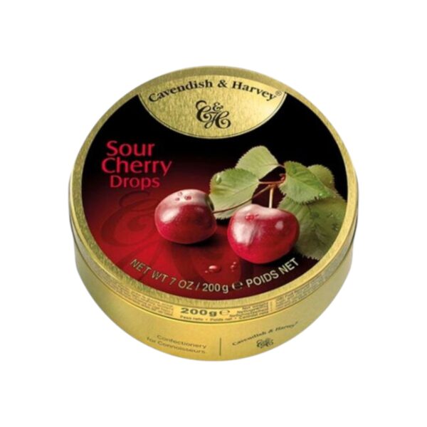 78 CAVENDISH SOUR CHERRY DROPS *9 *200GR
