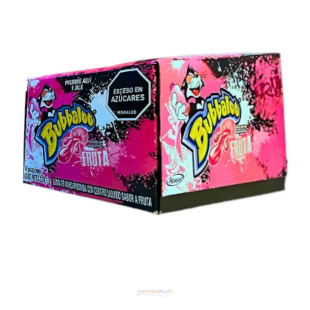91 CHICLE BUBBALOO S. FRUTA CJ*32