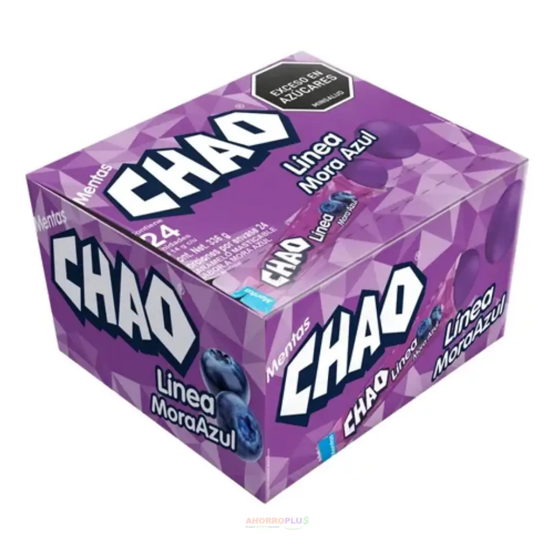 3092 MENTA CHAO LINEA S.MORA AZUL*12