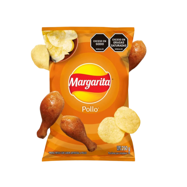 3461 PAPAS MARGARITA POLLO 250GR