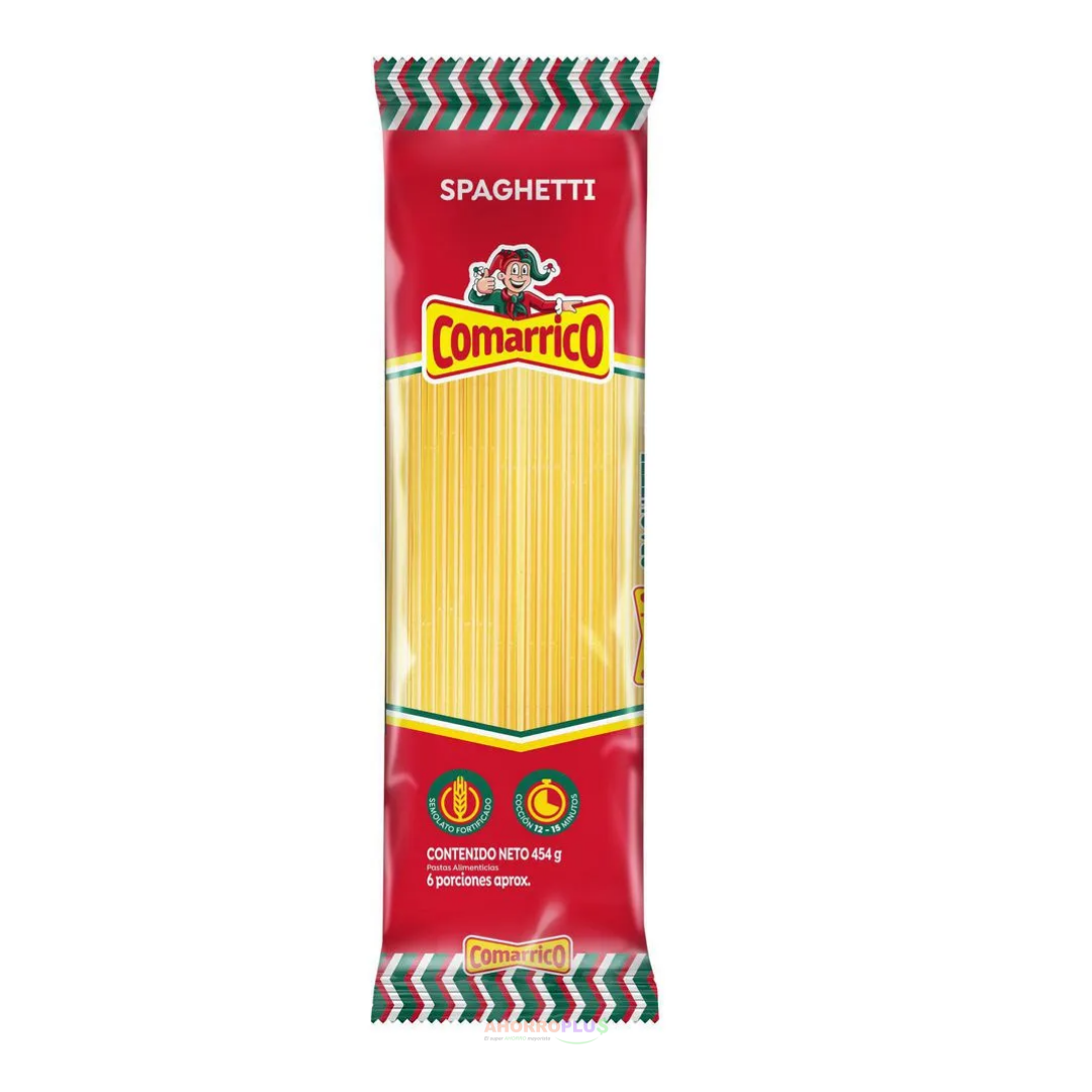 580 COMARRICO SPAGUETTI CLASICO 454GR 12 - Mayorista AhorroPlus 580 COMARRICO SPAGUETTI CLASICO *454GR *12