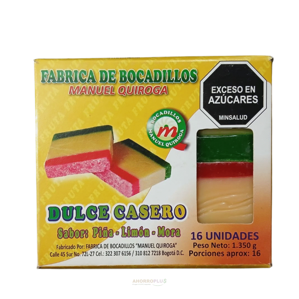 601 BOCADILLO S PIÑA-LIMON-MORA *1350GR