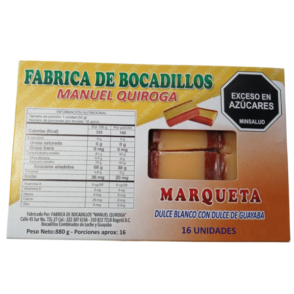 602 BOCADILLO MARQUETA *16UND *880GR