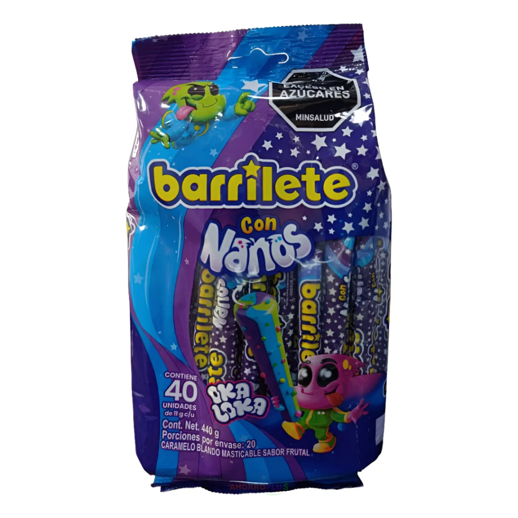 484 BARRILETE NANOS 440GR 18   Mayorista AhorroPlus