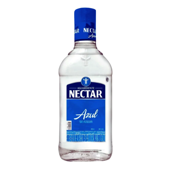 AGUARDIENTE NECTAR AZUL 1/2 375*30