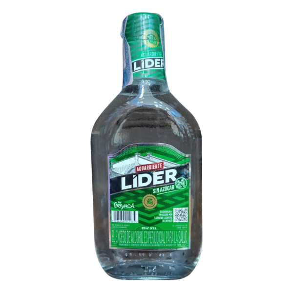 AGUARDIENTE LIDER VERDE 1/2 CJ*24