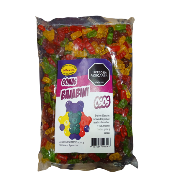 GOMAS BAMBINI OSOS 1KG CJ*12