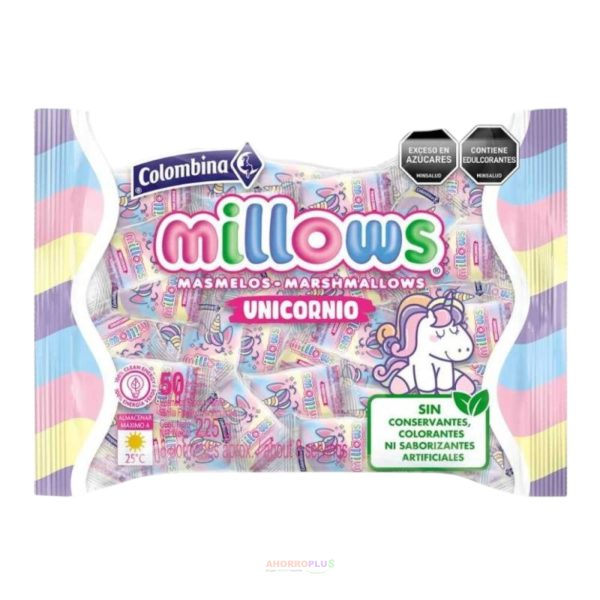 MASMELOS MILLOWS UNICORNIO*50 CJ*8