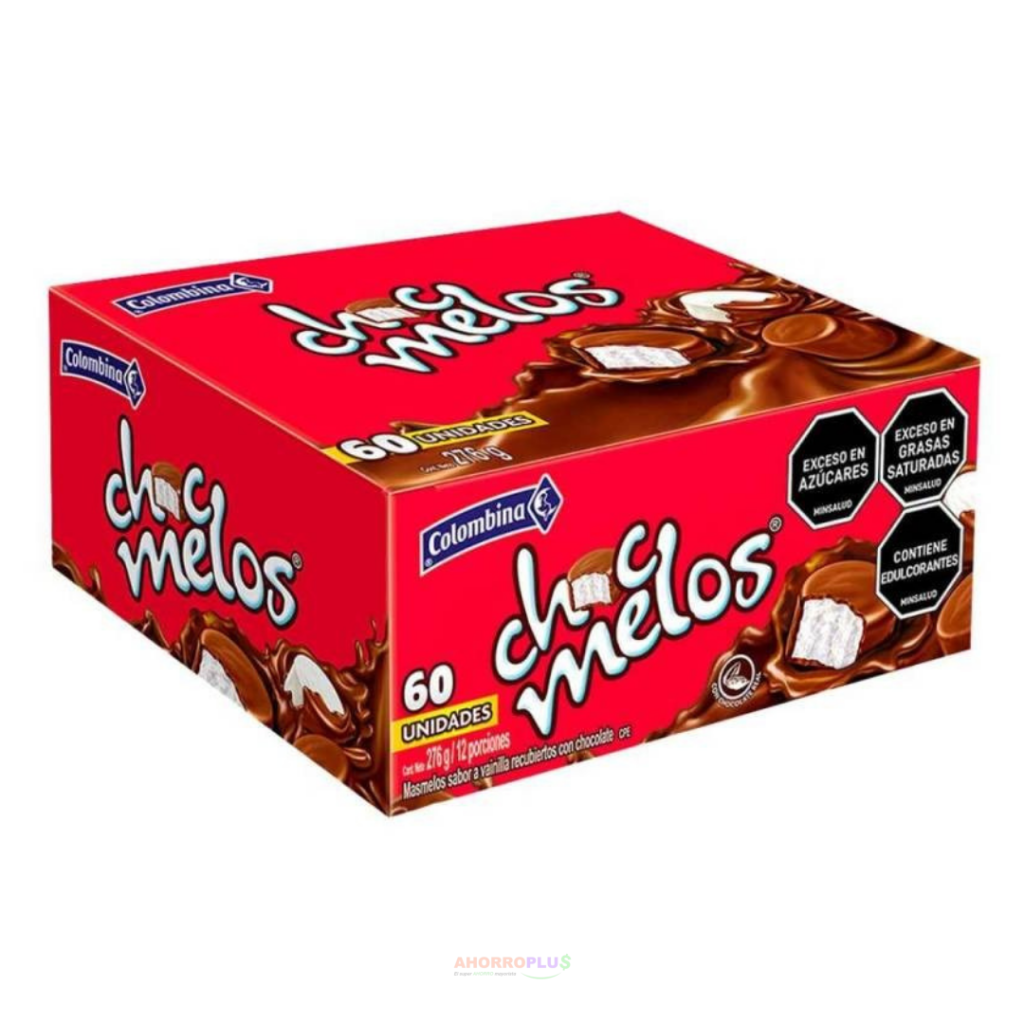 CHOCMELOS 60UND CJ12   Mayorista AhorroPlus