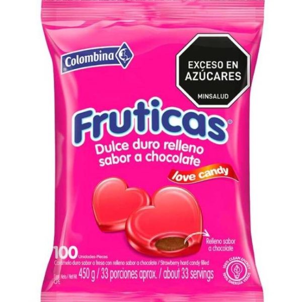 FRUTICAS DULCE DURO RELLENO 100UND CJ*16