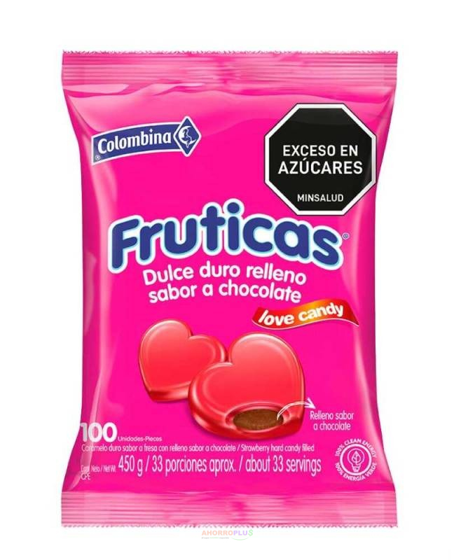 FRUTICAS DULCE DURO RELLENO 100UND CJ*16