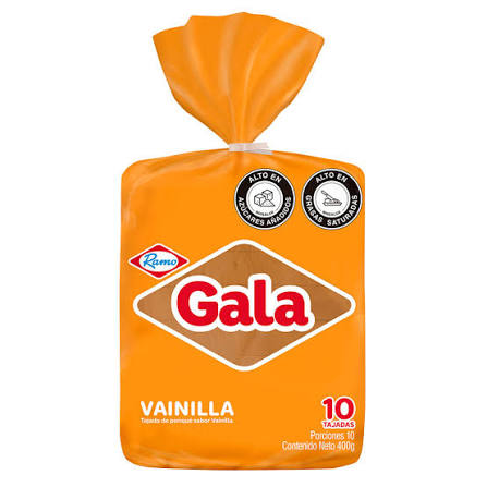 GALA BLOQUE VAINILLA *10UND *400GR