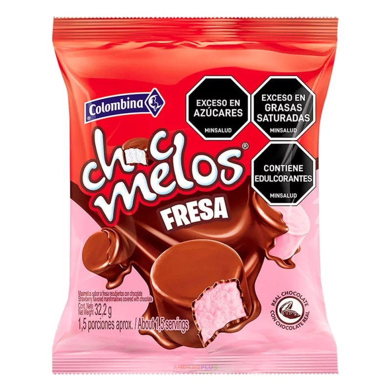 CHOCMELOS FRESA 322GR CJ24 - Mayorista AhorroPlus CHOCMELOS FRESA 322GR CJ24 Mayorista AhorroPlus