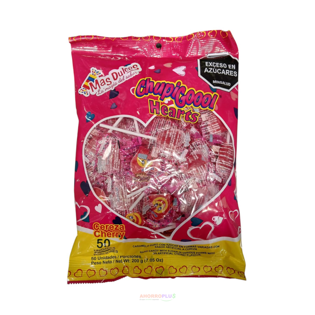 CHUPETA CHUPIGOOL HEARTS *50UND CJ*50