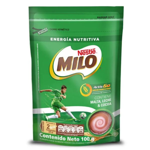 MILO BOLSA *100GR CJ*48