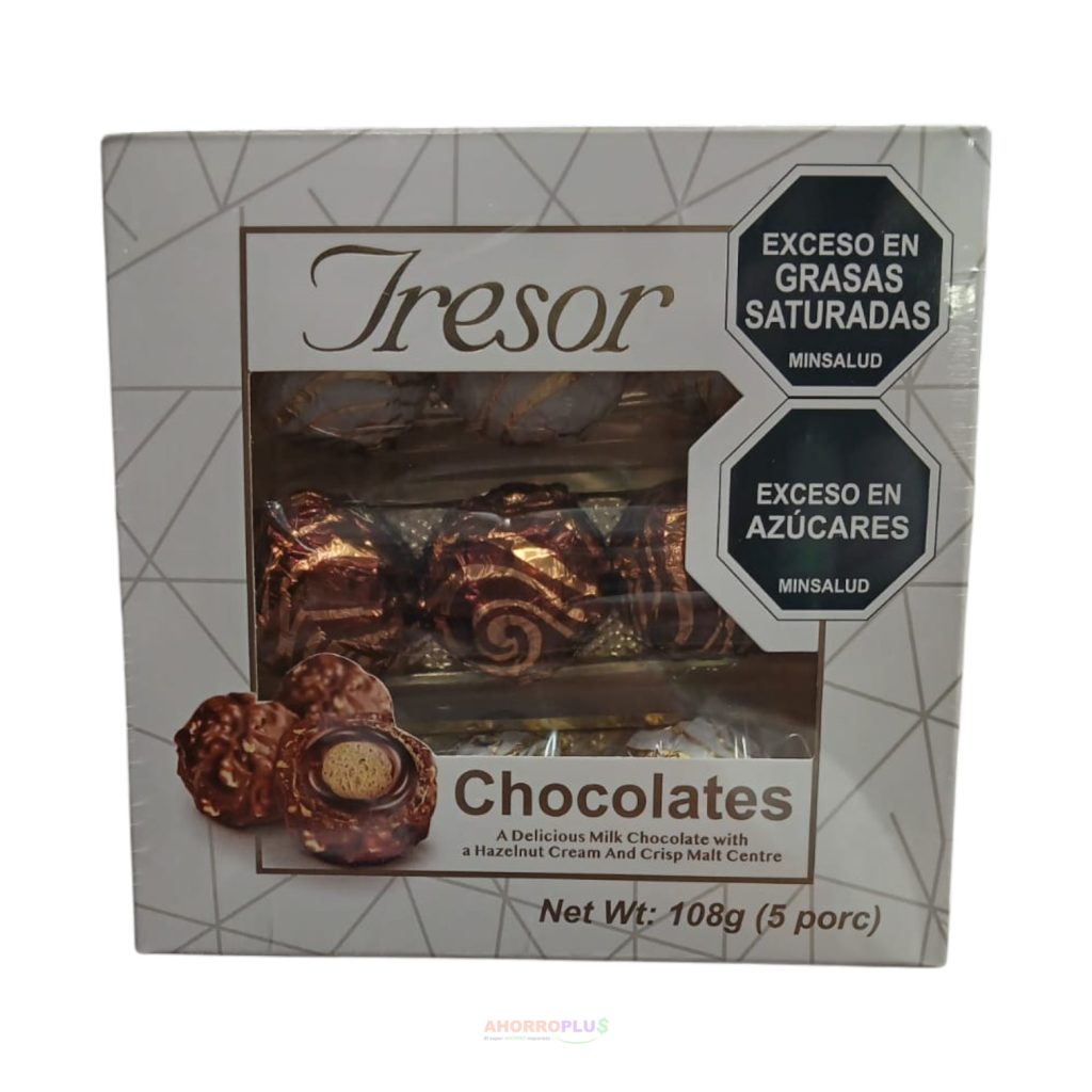 CHOCOLATE TRESOR 108GR CJ30   Mayorista AhorroPlus