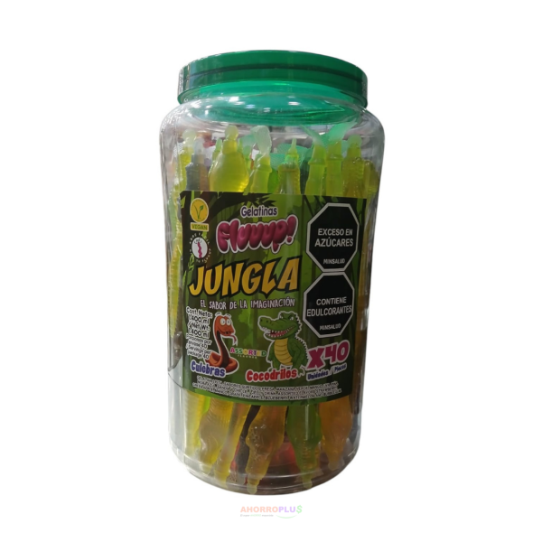 GELATINAS FLUUUP! JUNGLA TARRO *40 CJ*8