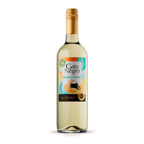 VINO GATO NEGRO BLANCO DULCE 750 ML
